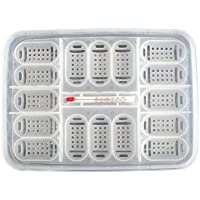 Los mejores  - Decdeal Bandeja de Huevos de Reptiles Caja Incubadora Adecuado para incubar Lagartos lagartos Reptiles Puede Poner 16…
